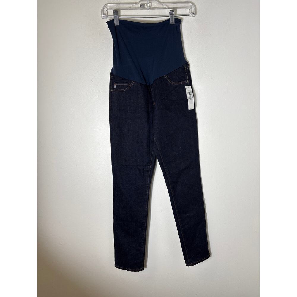 NWT AG Dark Wash "The Prima Ankle" Maternity Blue Jean Sz 27